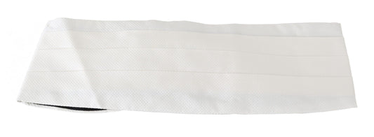 Ceinture élégante en soie blanche Dolce &amp; Gabbana