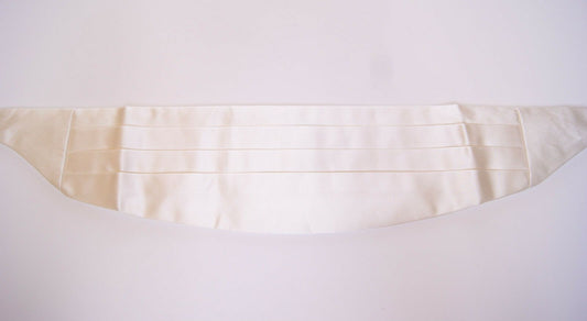 Ceinture élégante en soie blanche Dolce &amp; Gabbana